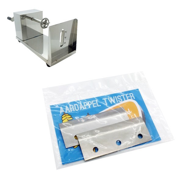 Reservemes (2 st.) 'Basis' Aardappel Twister Snijder Reservemes (2 st.) 'Basis' Aardappel Twister Snijder