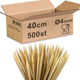 Bamboo skewers 40cm Ø4mm...