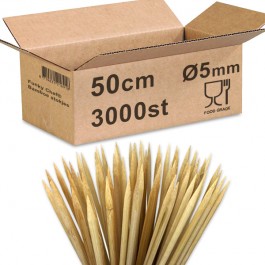 Bamboe prikkers 50cm Ø5mm...