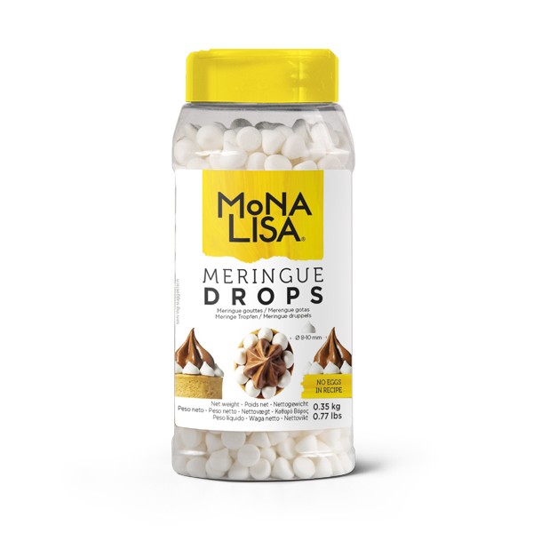 Callebaut Meringue Drops naturel 350gr Callebaut Meringue Drops naturel 350gr