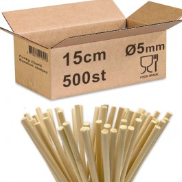 Bamboo sticks 15cm Ø5mm...