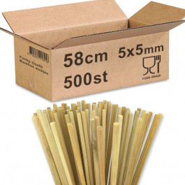 Bâtons de bambou carrés...