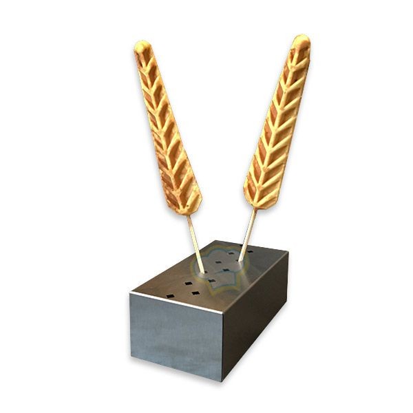Lolly Wafel op Stok Standaard RVS Lolly Wafel op Stok Standaard RVS