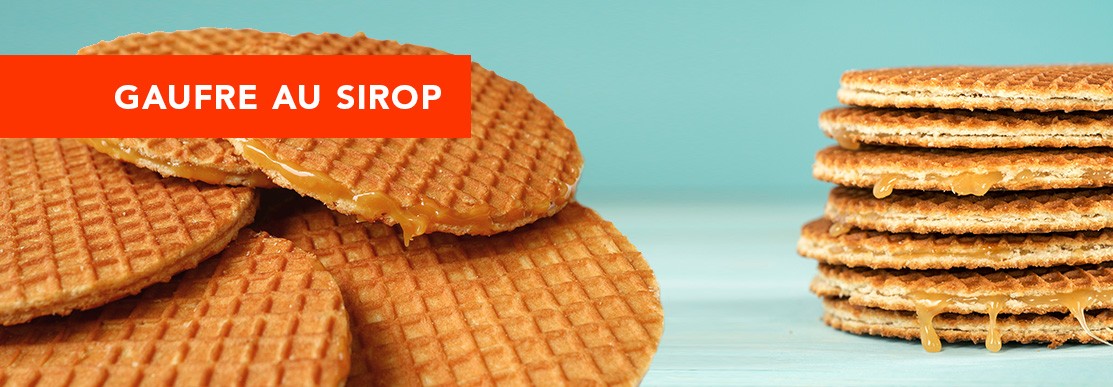 Gaufre au sirop en gros