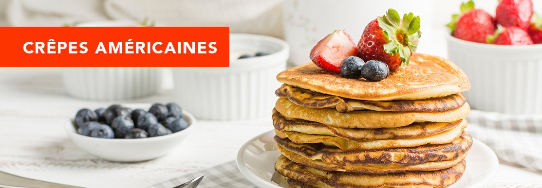 Crêpes américaines en gros